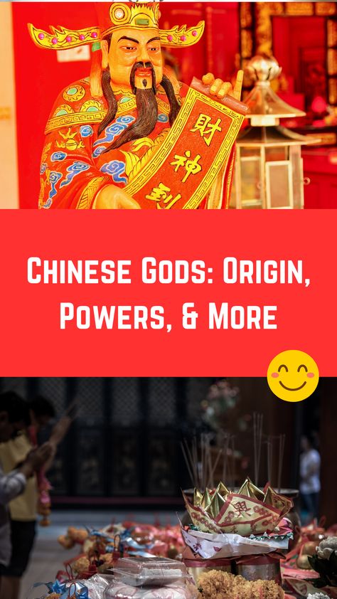 Chinese Gods: Origin, Powers, & More (Chinese Mythology) Chinese Gods, Chinese God, God Goddess, Chinese Mythology, Gods And Goddesses, Spirituality, The Originals, Health