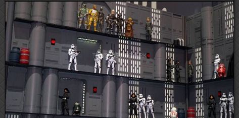 Star Wars Man Cave, Star Wars Room Decor, Star Wars Crafts, Star Wars Room, Star Wars Decor, Star Wars Diy, Star Wars Models, Star Wars Black Series, 6 Figures