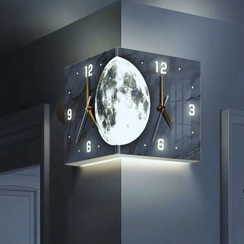 🌙 Light Up Your Space with Moonlight Magic! 🌙 Tired of ordinary wall clocks? Transform your home with our stunning moon phase corner clocks! These unique designs don‘t just tell time—they turn your walls into a celestial masterpiece. ✨ Enjoy a 50% discount during our 3-day exclusive promotion! 🔑 Want to buy one? Follow us and visit the link in our bio. A special 15% discount coupon will pop up for our followers! 📸 Follow us and share with your friends to discover more magical decor pieces! Magical Decor, Decor Pieces, Moon Phases, Wall Clocks, Discount Coupon, Decorative Pieces, Light Up, Pop Up, Wall Clock