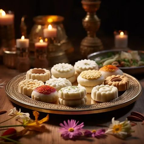 Delight in the art of Bengali sweet-making with our Sandesh recipe. Crafted from fresh chenna, each bite is a harmonious blend of purity and sweetness. With the subtle notes of cardamom and optional saffron, this dessert encapsulates the essence of Bengal's culinary heritage. Simple to prepare, yet rich in tradition, these Sandesh discs are adorned with pistachios or almonds for a touch of elegance. Perfect for celebrations or a sweet indulgence, our Sandesh invites you to savor the authentic taste of Bengal's sweet elegance. Bengali Sweets Photography, Bengali Desserts, Sandesh Recipe, Bengali Sweets, Sweets Photography, Eggless Desserts, Evil Eyes, The Divine, Pistachio