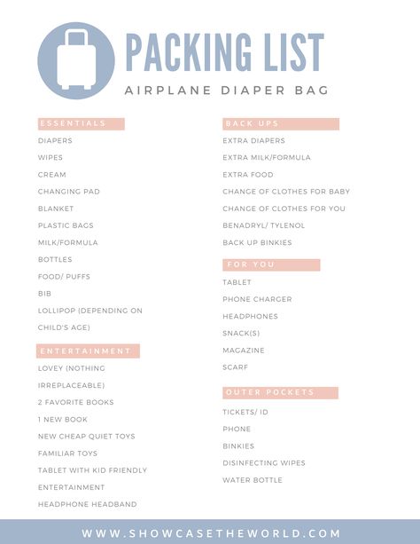 Nothing is more intimidating than the prospect of baby's first flight. It is not always easy but if you follow these tips for travel with an infant you will be prepared for anything.  From preparing to fly with a infant, navigating the airport with a baby (including how to travel with breastmilk) to how to handle the baby on a plane. This is the parent's survival guide to baby's first flight. Complete with FREE Downloadable packing list. Flying With Baby Checklist, Traveling With Infant On Plane, Tips For Flying With An Infant, Travel With Infant, Baby Plane Travel, Flying With An Infant, Baby Packing List Travel, Baby Travel Checklist, Baby On Plane