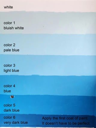 DIY Ombre Wall Paint : 7 Steps (with Pictures) - Instructables Ombre Wall Paint Diy Tutorials, Ocean Wall Mural Painting Diy, Ombre Dresser Diy, Ombre Wall Paint Diy, Paint Techniques For Walls, Ocean Wall Painting, Ombré Painting, Ombre Wall Paint, Ombre Painted Walls