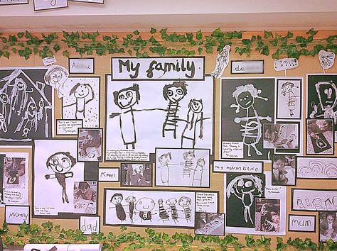 All About Me Display, All About Me Topic, Senior Infants, School Reception, Kindergarten Bulletin Boards, Reception Classroom, Art Bulletin Boards, Reception Class, Reggio Inspired Classrooms