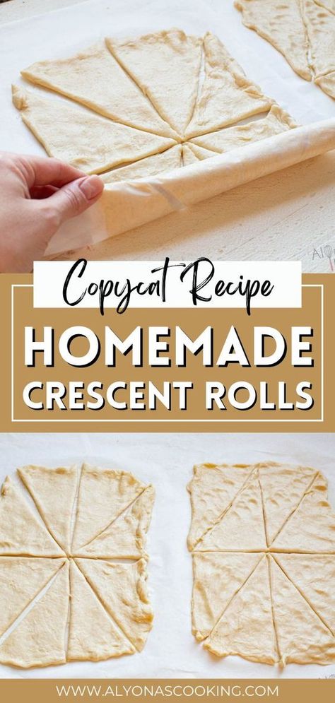 Crescent Roll Dough Recipes, Pillsbury Crescent Roll Recipes, Roll Dough Recipe, Homemade Crescent Rolls, Pillsbury Crescent, Crescent Recipes, Roll Recipes, Crescent Roll Recipes, Homemade Dough