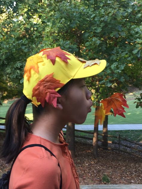 Leaf Blower costume Leaf Blower Costume, Diy Leaf, Diy Leaves, Leaf Blower, Halloween Costume, Halloween