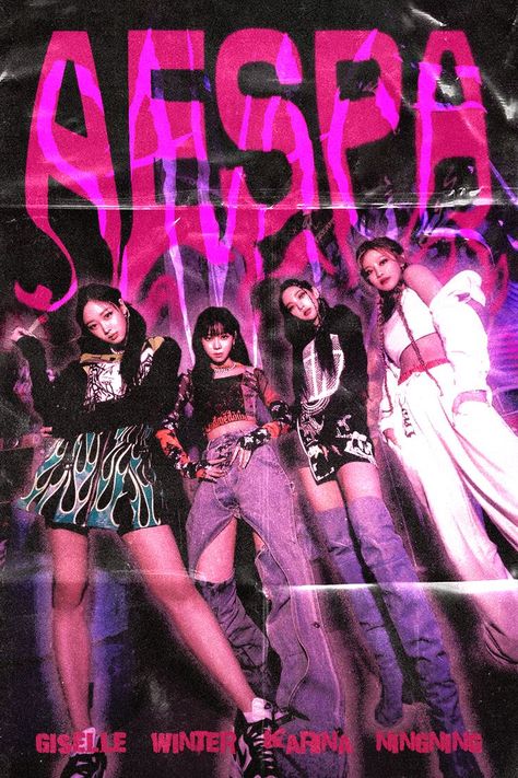 Kpop Gg Poster, Poster Edit Ideas, Aespa Poster Prints, Kpop Posters Aespa, Aespa Popteen, Aespa Poster Aesthetic, Aespa Poster Edit, Kpop Poster Ideas, K Pop Prints