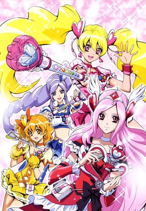 Precure Manga, Precure Icons, Fresh Precure, Sailor Moon Manga, Mahō Shōjo, Manga Style, Glitter Force, King Of Fighters, Blender 3d