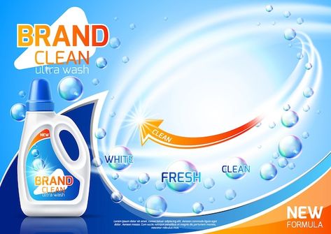 Liquid Explosion, Laundry Detergent Ads, Laundry Detergent Brands, Detergent Brands, Fresh Brand, Water Splash, Stickers Set, Liquid Detergent, Fresh And Clean