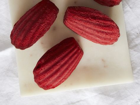 Red Velvet Madeleines Recipe, Red Velvet Madeleines, Orange Madeleines Recipe, Thanksgiving Madeleines, English Madeleines, Madeline’s Recipe, Madeleine Recipes, Madeleines Recipe, Madeleine Recipe