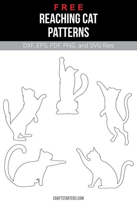 E-mail - Anneke v/d wal - Outlook Cat Patterns Printable, Christmas Cat Wreath, Cat Reaching Up, Cat Printables Free, Cat Wreath Diy, Cat Template Free Printable, Cat Silhouette Printable, Silhouette Chat, Cat Diy Crafts