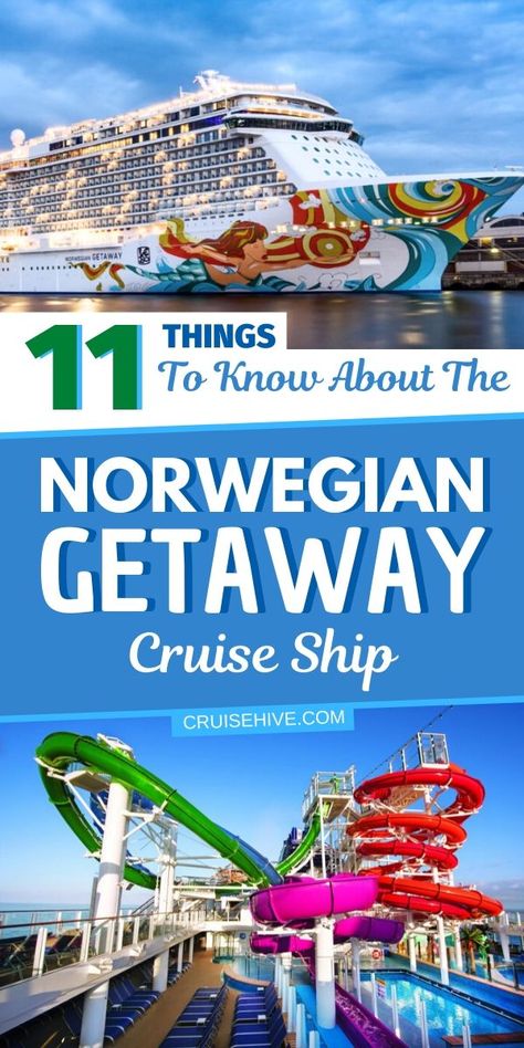 Things to know and cruise tips for the Norwegian Getaway ship operated by Norwegian Cruise Line (NCL). #cruise #cruisetips #norwegiancruiseline #cruiseship #cruisevacation Ncl Getaway Ship, Ncl Cruise Tips, Norwegian Getaway Cruise Ship, Norwegian Cruise Line Tips, Norwegian Cruise Tips, Norweigen Cruise, Greek Cruise, Norwegian Getaway, Cruise Hacks