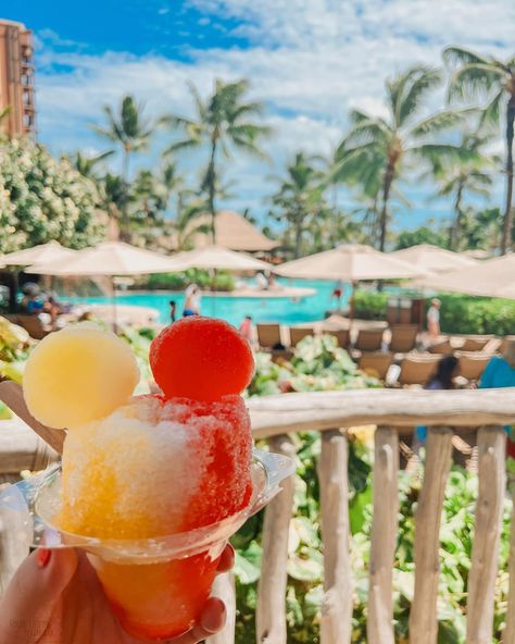 Summer is here - what better way to spend it than eating Mickey shaped shave ice in Hawaii! 🌺 📍 Aulani, a Disney Resort & Spa Hawaii Aulani, Shave Ice, Aulani Disney Resort, Disney Aulani, Vacation Planner, Shaved Ice, Disney Resort, Summer Is Here, Instagram Summer