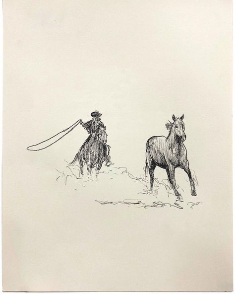 TAPPAN on Instagram: “Charcoal drawings by Matt McCormick ⠀⠀⠀⠀⠀⠀⠀⠀⠀ In this ongoing series of charcoal drawings, Cowboy Sketches, @mattrmccormick delves into his…” Western Aesthetic Wallpaper, Cowboy Tattoos, Foto Cartoon, Western Prints, Western Artwork, Western Tattoos, Western Photography, Western Wall Art, Charcoal Drawings