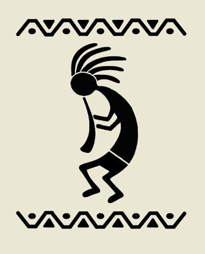 Kokopelli Art, Arte Bob Marley, Eye Illustration, Border Templates, Native American Symbols, Afrique Art, American Symbols, Pattern Template, Stencil Patterns