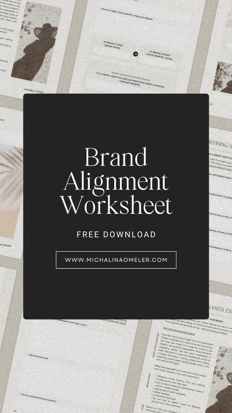 🤕 Feeling frustrated with a brand that doesn't match your true self? Say hello to my FREE Brand Alignment Worksheet: 5 Steps to an Authentic, Purposeful Brand🌟 Reconnect your brand with your genuine self for a smoother path to success. Shape a brand that deeply resonates with your ideal audience while fulfilling your personal and business goals. Forget about trends; build a brand that genuinely represents YOU. It's all achievable in just 5 simple steps! Grab it now - it's completely free!🤩 Brand Building Worksheet, Build A Brand, Self Branding, Path To Success, Lifestyle Ideas, Feeling Frustrated, Branding Tips, True Self, Brand Development