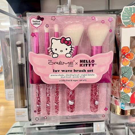 Hello Kitty Brush, Hello Kitty Shop, Wave Brush, Kitty Items, Digital Closet, Pink Hello Kitty, Pink Girly Things, Hello Kitty Items, Blush Brush