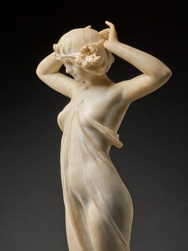 Allegory of Spring | 19th and 20th Century Sculpture: Including Works by Rodin’s Teacher, Carrier-Belleuse | 2022 | Sotheby's Neoclassical Sculpture, Italian Sculpture, Rodin Sculpture, Italian Sculptors, Classic Sculpture, French Sculptor, Angel Artwork, Rennaissance Art, Angel Sculpture