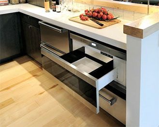 Microwave Placement, Sharp Microwave Drawer, Must Have Kitchen Appliances, Hgtv Kitchens, Hgtv Dream Homes, Modern Kitchen Appliances, Microwave Drawer, Hgtv Dream Home, Kitchen Must Haves