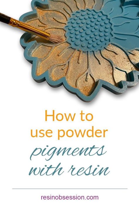 Learn how to use powder pigments to color your resin projects. Click pin to learn 7 tricks. . . . . #resin #resincrafts #resinobsession Resin Dollar Tree Hacks, How To Mix Mica Powder With Resin, Mica Powder Resin Art, Painting Resin Molds, How To Use Mica Powder In Resin, Resin Mica Powder Ideas, Coloring Epoxy Resin, Easy Diy Resin Projects, Epoxy Resin Christmas Decorations