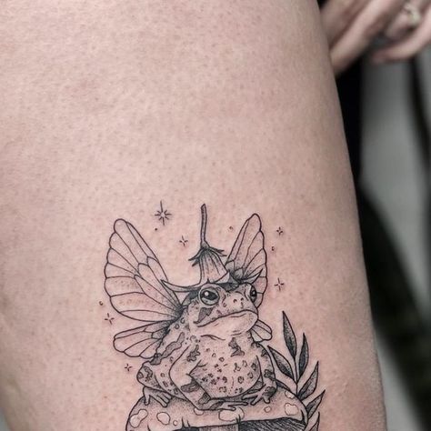 Magic Sleeve Tattoo, Cottagecore Tattoos Sleeve, Spring Tattoo Ideas Nature, Nature Patch Work Sleeve Tattoo, Fairy Nature Tattoo, Fairycore Aesthetic Tattoo, Strawberry Fairy Tattoo, Fairytale Sleeve Tattoo, Cottagecore Chest Tattoo