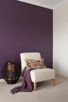 Dark purple wall in master bedroom (wall with entrance into bathroom) Dark Purple Accent Wall Bedroom, Dark Purple Accent Wall, Purple Accent Wall Bedroom, Accent Walls Living Room, Dark Purple Wall, Purple Kids Room, Purple Wall Paint, Purple Accent Wall, Outdoor Hallway