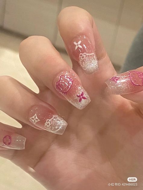 Idol Nails, Rave Nails, Winter Nail Art Designs, Fireplace Tv Wall Decor, Quartz Nails, Rabbit Wallpaper, Room 2023, Small Nails, Fireplace Tv Wall