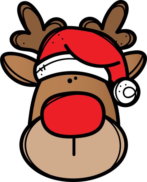 Diy Christmas Reindeer, Drawn Faces, Winter Graphics, Christmas Rock, Navidad Diy, Clip Arts, 2023 Christmas, Whimsical Christmas, Christmas Drawing