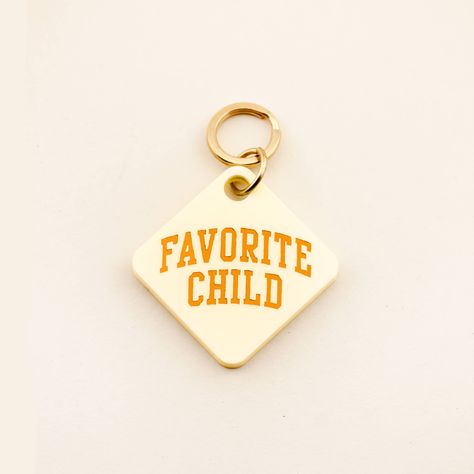 Favorite Child Pet Tag Dog Tag Ideas, Funny Dog Tags, Augusta Georgia, Tag Ideas, Pet Tags, Pet Id Tags, Pet Id, Handcrafted Leather, Id Tag