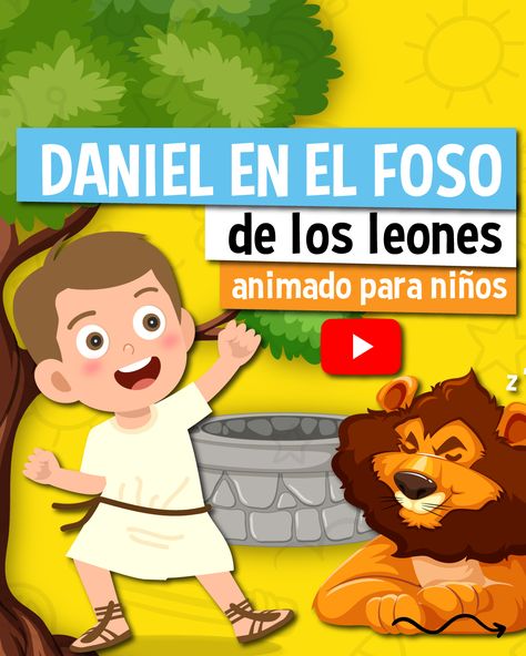 Daniel en el foso de los leones para niños, un clásico de la Biblia que tus niños amarán aprender mientras juegan viendo este video dinámico. Crafts Preschool, Bible Crafts, Kids Church, Preschool Crafts, Preschool, Lion, Family Guy, Hello Kitty, Comic Book Cover