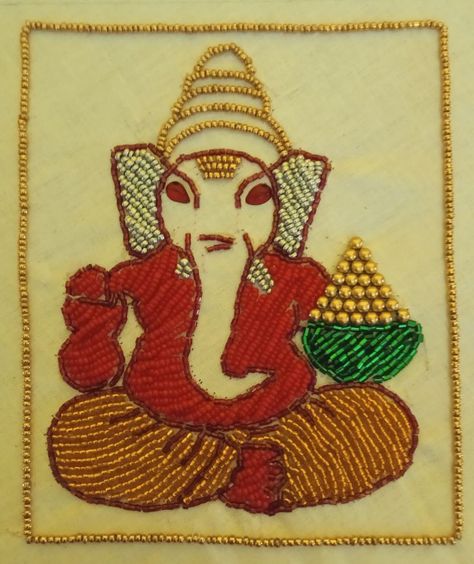 Aari work Aari Motif, Easy Cartoon, Aari Design, Basic Embroidery, Birds Embroidery Designs, Easy Cartoon Drawings, Work Images, Diy Embroidery Designs, Beads Work