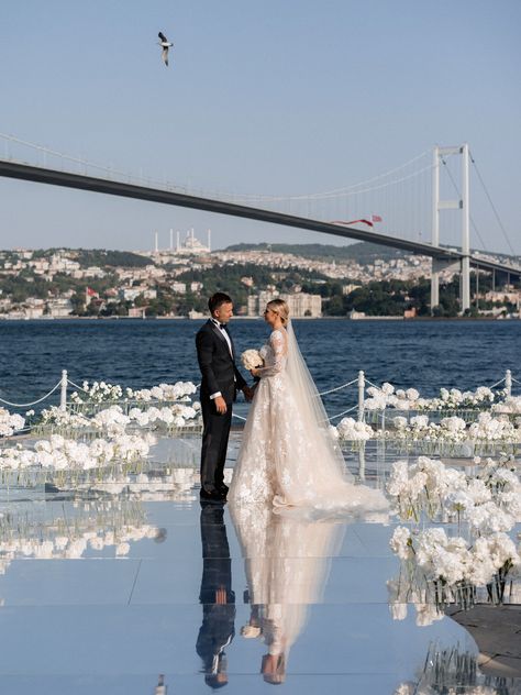 Istanbul Wedding Venues, Wedding In Istanbul, Istanbul Wedding, Turkish Bride, Turkey Wedding, Turkish Wedding, Venue Decorations, Wedding Jumpsuit, Wedding Venue Decorations