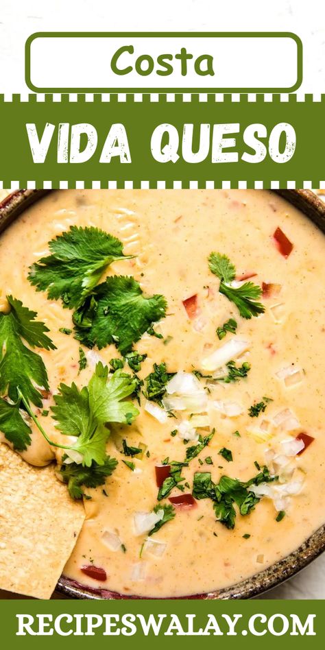 Dive into the cheesy goodness of the Costa Vida Queso recipe, a staple that delights everyone who tries it at the vibrant Costa Vida restaurants.
#CostaVida #Queso #Recipe Costa Vida Queso Recipe, Spicy Queso, Queso Recipe, Popular Side Dishes, Paneer Recipes, Bon Appetite, Biryani Recipe, Recipe Steps, Different Recipes