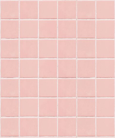 Pink Tiles Texture, Pink Photo Wall, Pink Wall Collage, Pink Bathroom Tiles, Light Pink Aesthetic, Pink Tile, Background Tile, Pink Collage, Girly Wallpaper