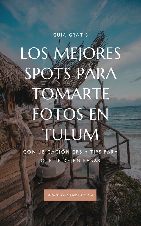 La mejor guía con los spots para fotos en Tulum. Con direcciones y tips de acceso a cada uno. Sacate las mejores fotos instagrameables. #foto #tulum #instagram #influencer Azulik Tulum, Tulum Outfits, Tulum Mexico, Instagram Influencer, Perfect Life, Cancun, Tulum, City Photo, Influencer