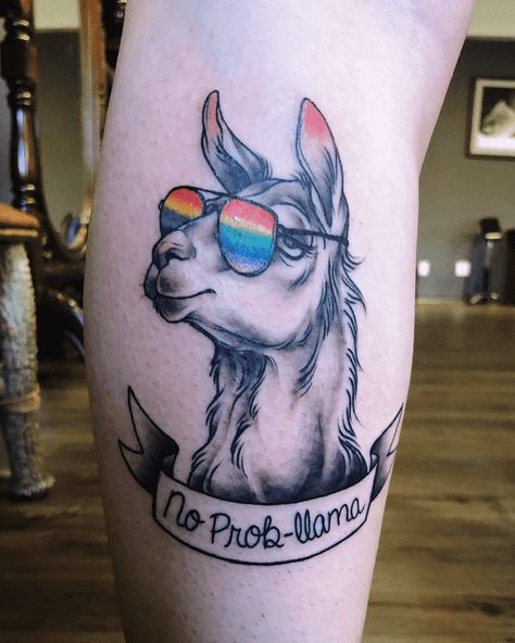 Llama Tattoo Design Ideas Images Trampoline Tattoo, Alpaca Tattoo, Lama Tattoo, Llama Tattoo, Peru Tattoo, Cactus Tattoos, Glasses Tattoo, Nice Tattoos, Cactus Tattoo