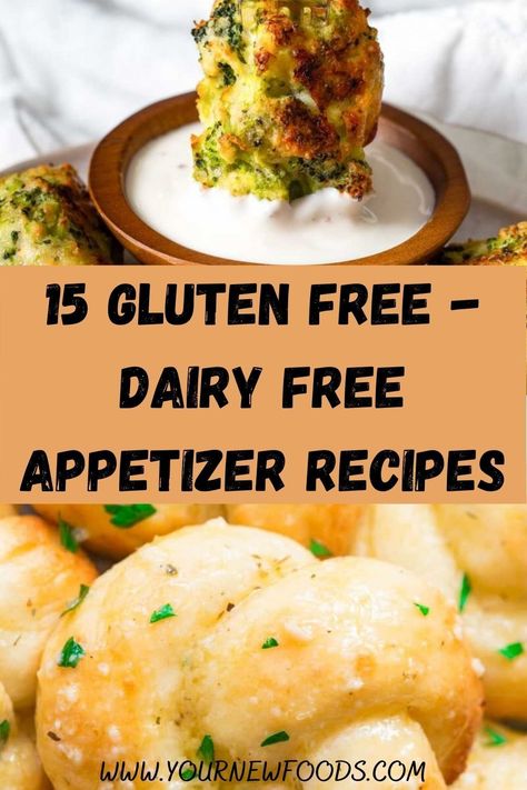 Gluten-free dairy free appetizers – Learn how to make these amazing recipes. Try our top 15 favourite Gluten free dairy free appetizers with recipes today. #glutenfree #dairyfree #glutenfreedairyfreeappetizers #glutenfreeappetizers #dairyfreeappetizers Easy Appetizers Gluten Free Dairy Free, Gf And Df Appetizers, Healthy Appetizers Gluten Free, Gf Dairy Free Snacks, Cheese Less Appetizers, Gluten And Dairy Free Recipes Appetizers, Gluten Free Dairy Free New Years Eve, Gluten Free Lactose Free Appetizers, Dairy Free Gluten Free Appetizers For Party