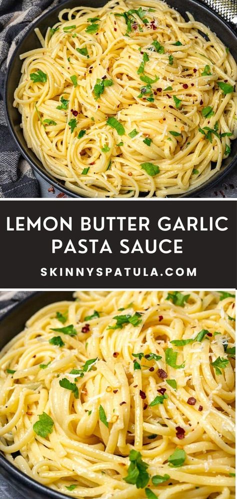 Lemon And Herb Pasta, Healthy Light Pasta Sauce, Lemon Butter Parmesan Pasta, Simple Lemon Pasta Sauce, Lemon Butter Wine Sauce Pasta, Pasta With Butter And Garlic, Lemon Garlic Butter Sauce For Pasta, Lemon Pasta No Cream, Lemon Parsley Pasta