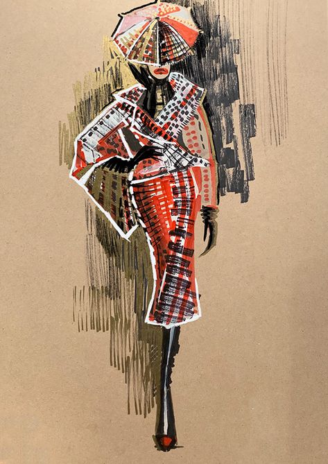 Fashion Sketchbook Inspiration, Fashion Illustration Face, Fashion Design Inspiration, Digital Fashion Illustration, Fashion Illustration Collage, Fashion Illustrations Techniques, Fashion Drawing Tutorial, Illustration Techniques, Fashion Design Collection