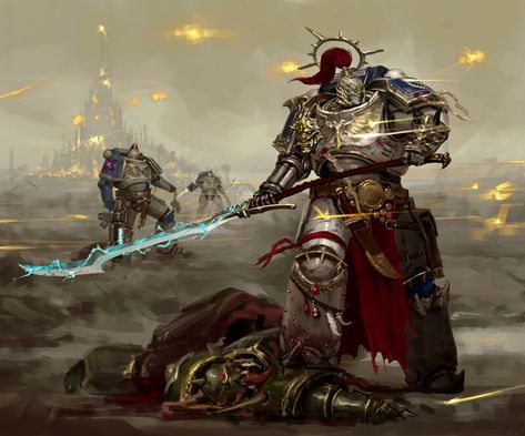 Dornian Heresy, 40k Custodes, Total Warhammer, Warhammer Artwork, Space Marine Art, Adeptus Custodes, Warhammer 40k Art, Warhammer 30k, Warhammer Art