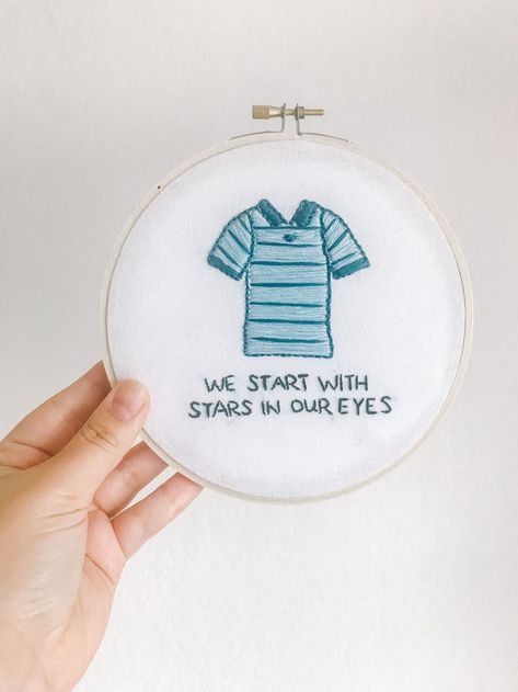 Random Embroidery, Evan Hansen, Dear Evan Hansen, Embroidery Hoop Art, Embroidery Craft, Cross Stitching, Hoop Art, Embroidery Hoop, Cross Stitch Embroidery