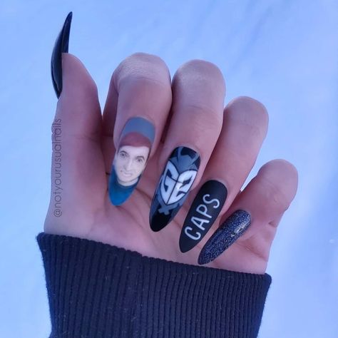 League of legends nails G2 army, G2 nail art, G2 caps G2 nails League Of Legends Nails, League Of Legends, Nail Art, Nails, Beauty