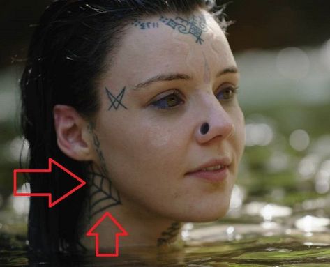 Grace Neutral's 103 Tattoos & Their Meanings 2 Grace Neutral Tattoo, Neutral Tattoo, Snow White Tattoos, Hannah Tattoo, Grace Neutral, Black Panther Tattoo, Barbed Wire Tattoos, Swan Tattoo, Face Tats