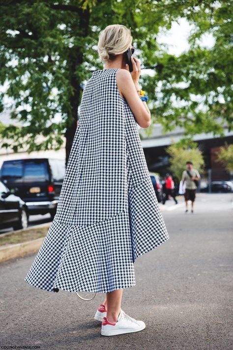 Casual Chique Stijl, Chique Outfit, Gaun Fashion, Casual Chique, Collage Vintage, Houndstooth Dress, Oversized Dress, Instagram Outfits, Looks Style