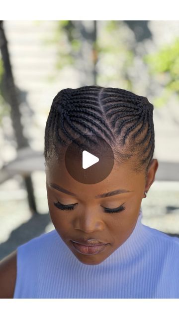 Freehand Hairstyles 2024, Cornrows Braids With Natural Hair, Cornrow Own Hair, French Braid Cornrows, Hair By Hair Cornrows, Condros Hairstyles, Professional Cornrows For Work, Latest Braids Styles 2024, Cornrow On Natural Hair