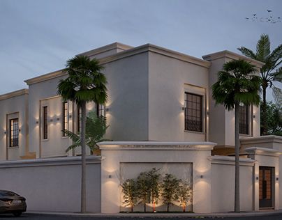 Neoclassical Exterior, Egypt Design, Dream Closet Design, Facade Architecture Design, Modern Villa Design, Modern Villa, Mediterranean Homes, House Elevation, Facade Architecture