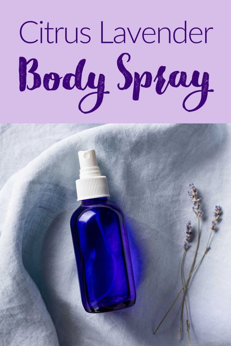 How to make a refreshing body spray with essential oils! #essentialoils #bodyspray #naturalbodyspray #lavender #lavenderessentialoil Homemade Body Spray With Essential Oils, Lavender Body Spray, Homemade Body Spray, Essential Oil Perfume Spray, Essential Oils Roller, Body Spray Recipe, Diy Body Spray, Natural Body Spray, Body Oil Diy