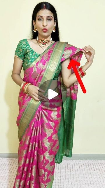 Rekha Mishra | Content Creator on Instagram: "Save and try it later
Saree from @advithi_collection04 
.
.
.
.
.
#sareedraping #saree #sareelove #sareetips #sareedrape #sareeblogger #sareecollection #sareeinstagram #sareetutorial" Peach Silk Saree With Contrast Blouse, Peach Silk Saree, Silk Saree With Contrast Blouse, Saree With Contrast Blouse, Contrast Blouse, Latest Sarees, Saree Collection, Try It, Content Creator