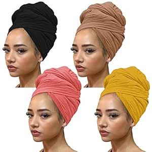 Braided Headwrap, African Head Scarf, Jersey Turban, African Turban, Jersey Scarf, Knit Turban, Extra Long Hair, Head Wraps For Women, Boho Mode