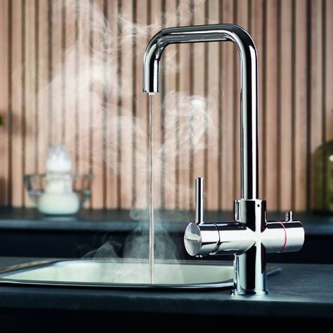 instant boiling water tap, boiling water tap, kitchen tap, kitchen inspiration, kitchen upgrade, tap, home Boiling Water Tap, Gold Taps, Black Taps, Chrome Taps, Brass Tap, Boiling Water, Save Water, Engineering Design, Water Supply