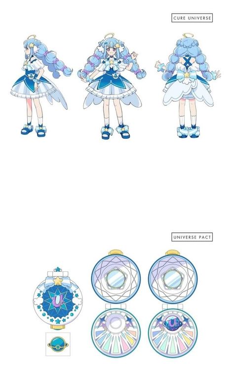 Magical Girl Design Ideas, Precure Design, Fanmade Precure, Magical Girl Design, Magical Girl Oc, Miku Designs, Precure Oc, Glitter Force Characters, Magical Girl Outfit